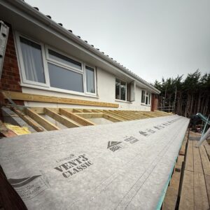 Roofing extension in Frimley